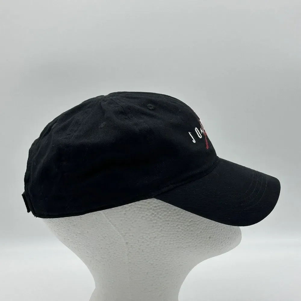 Air Jordan Hat Cap Adjustable Black Red Jumpman Basketball Casual Boys Youth